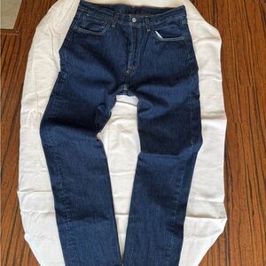 Levi's Deep Blue Straight Leg Jeans